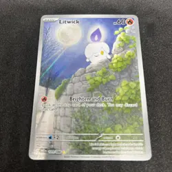 2025 Pokemon SV White Flare WHT EN Litwick Illustration Rare #101/086 NM/Mint - Image 1