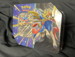 POKEMON TCG Slashing Legends Zacian EX Tin factory sealed - Image 1