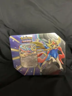 POKEMON TCG Slashing Legends Zacian EX Tin factory sealed - Image 2