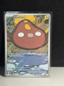 STUNFISK 118/086 WHITE FLARE POKEMON NM/M - Image 1