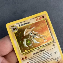 Pokemon TCG WOTC Fossil Unlimited Kabutops Holo 9/62 - Image 2