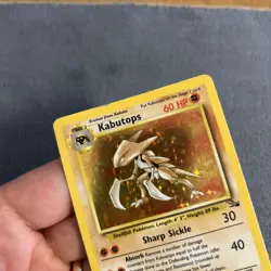 Pokemon TCG WOTC Fossil Unlimited Kabutops Holo 9/62 - Image 3