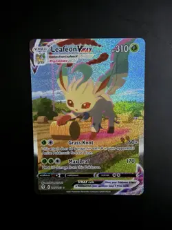 Pokemon TCG Leafeon VSTAR 205/203 Evolving Skies Secret Rare - Image 1