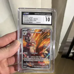 Pokemon Blaziken Destined Rivals Illustration Rare Holo CGC 10 192/182 170 HP - Image 1