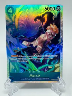 Marco The Best 2 Excellent PRB02-008 Foil One Piece TCG Free Shipping - Image 1