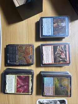 5 Pre-Built MTG Decks With Storage Box - Decks Are Anywhere From 60-100 Cards - Image 1