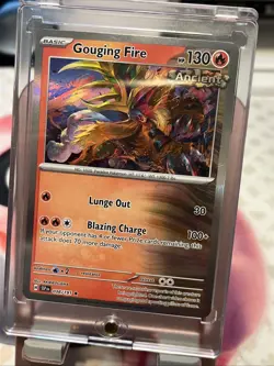 Pokemon TCG Gouging Fire Card 038/191 SV08 Surging Sparks holo - Image 2