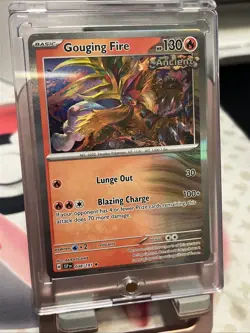 Pokemon TCG Gouging Fire Card 038/191 SV08 Surging Sparks holo - Image 3