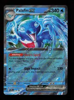 Palafin ex 126 Holo SV: Scarlet & Violet Promo Cards Pokemon Card - Image 1