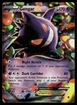 Pokemon Cards Gengar EX 34/119 Phantom Forces Holo Rare EX *eBay Live* - Image 1