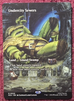 Undercity Sewers (Borderless) 0020 (M) MTG Teenage Mutant Ninja Turtles (PZA) - Image 1