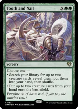 Tooth and Nail (Borderless) (NM) Win Condition MTG Discount: 5+ Magic Singles - Image 1