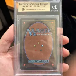 MTG Unlimited Serra Angel BGS 9.5 Q+ Magic the Gathering Beckett graded Mint NM - Image 2