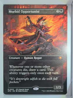 Morbid Opportunist (Borderless) - M32 - MTG - Special Guests (SPG) - Image 1