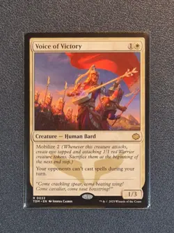 MTG Voice of Victory - Tarkir: Dragonstorm - TDM - Near Mint+ - Image 1