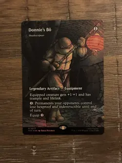 Donnie's Bo - Shadowspear (Borderless) Teenage Mutant Ninja Turtles *FOIL* - Image 1