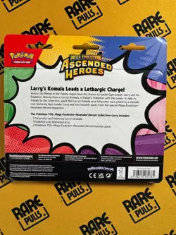 Sealed - Pokemon Ascended Heroes 2 Pack Blister - Larry's Komala - UK - Image 2