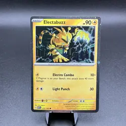 Pokemon Electabuzz Cosmos Holo 125/165 Promo Scarlet & Violet 151 NM - Image 1