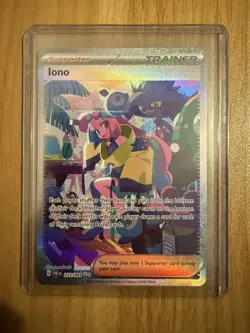 Pokemon Iono 237/091 SV: Paldean Fates Special Illustration Rare - Near Mint - Image 1