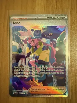 Pokemon Iono 237/091 SV: Paldean Fates Special Illustration Rare - Near Mint - Image 3