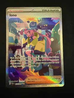 Pokemon Iono 237/091 SV: Paldean Fates Special Illustration Rare - Near Mint - Image 5