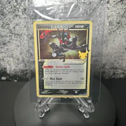 Greninja Gold Star SEALED Promo SWSH144 Pokemon Holo Celebrations - Image 1