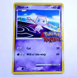 Pokemon TCG - Mew 10/16 (2009) Rumble Stamped RARE - LP - Image 1