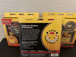 Pokemon TCG: Pokemon Day 2026 Collection Box - 30th Anniversary - Lot Of 3 - Image 3
