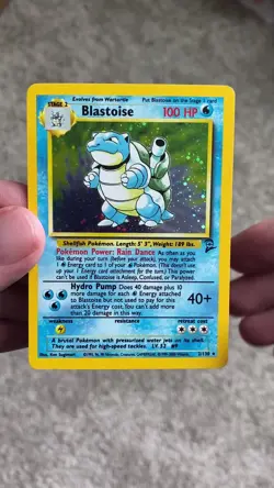 Pokemon Blastoise Holo Rare 2/130 Base Set 2 - Image 2