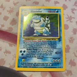 Pokemon Blastoise Holo Rare 2/130 Base Set 2 - Image 3