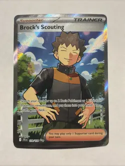 Brock’s Scouting 179/159 Ultra Rare Full-Art Pokemon Journey Together NM - Image 1