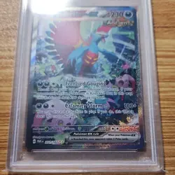 Pokemon Roaring Moon ex 251/182 Paradox Rift SIR Holo PSA 9 - Image 4