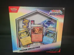 Pokemon TCG Scarlet & Violet Prismatic Evolutions Poster Collection Box SEALED - Image 1