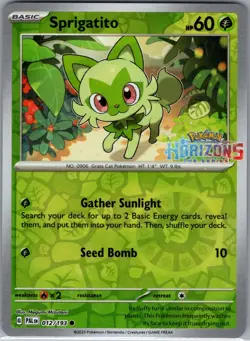 2023 Sprigatito 012/193 (Horizons The Series Stamped) Pokemon Paldea Evolved NM - Image 1
