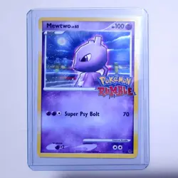 Pokemon TCG - Mewtwo 9/16 (2009) Rumble Stamped RARE Holo - LP - Image 2