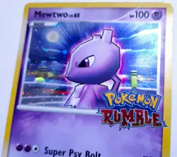Pokemon TCG - Mewtwo 9/16 (2009) Rumble Stamped RARE Holo - LP - Image 3