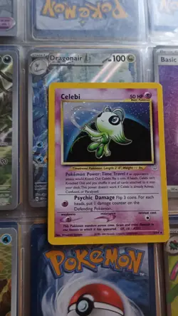 Pokemon Celebi 03/64 Neo Revelation Holo Rare Unlimited 50 HP Basic Psychic - Image 1