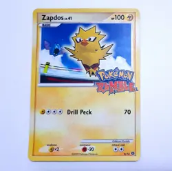 Pokemon TCG - Zapdos 8/16 (2009) Rumble Stamped RARE - LP - Image 1