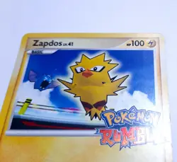 Pokemon TCG - Zapdos 8/16 (2009) Rumble Stamped RARE - LP - Image 3