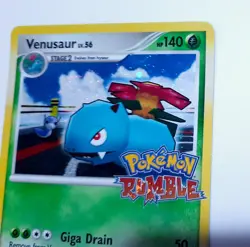 Pokemon TCG - Venusaur 1/16 (2009) Rumble Stamped RARE Holo Bleed - LP - Image 4