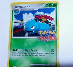 Pokemon TCG - Venusaur 1/16 (2009) Rumble Stamped RARE Holo Bleed - LP - Image 5