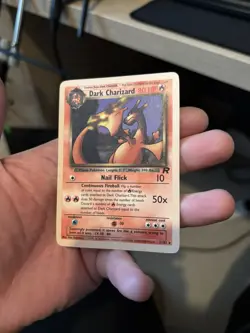 Pokemon Dark Charizard Non Holo #21/82 - Team Rocket WOTC Set COOL BORDER COLOUR - Image 3