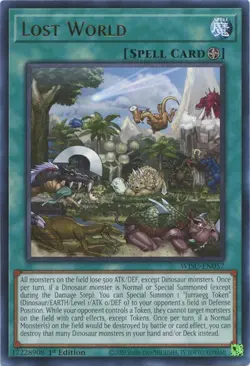 1x Lost World - 1st Edition NM Eng YuGiOh - Wild Survivors - Image 1