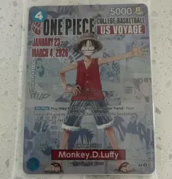 One Piece Card Game US Voyage Learn Together Deck Monkey D. Luffy and poster - Image 1