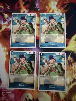 Otama OP13-043 X4 Play Set Carrying On His Will Foil One Piece TCG - Image 1