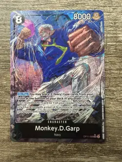 Monkey.D.Garp SR Alt (Alternate Art) OP11-095 - One Piece TCG - English - Image 1