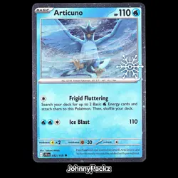 Articuno 032/159 - 2025 Holiday Calendar Stamped Promo Holo - Pokemon Card NM - Image 1