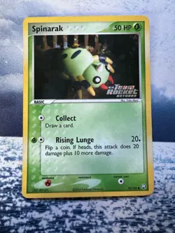 Spinarak 78/109 🕷 EX Team Rocket Returns Pokemon Card Reverse Holo Vintage - Image 1
