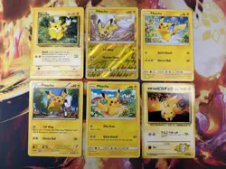 6x Pikachu Card Bundle Lot Pokemon TCG - Image 1