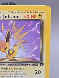 Dark Jolteon 38/82 - Uncommon Non Holo - Team Rocket Pokemon Card - Image 3